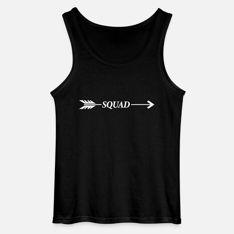 squad pfeil - Gildan Männer Tank Top - Schwarz