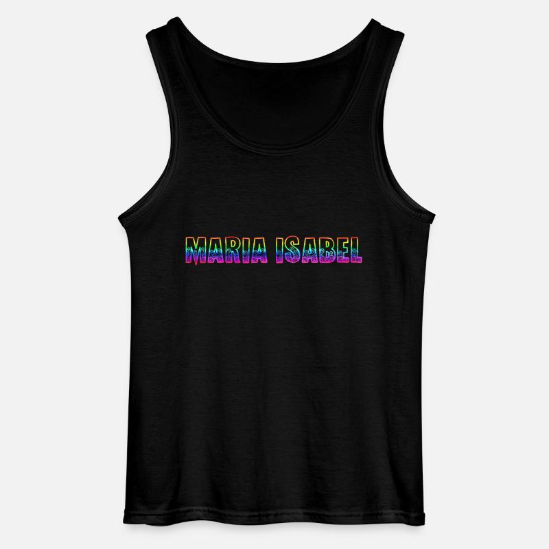 maria isabel rs regenbogen - Gildan Männer Tank Top - Schwarz