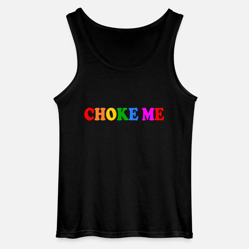 Choke me - Gildan Männer Tank Top - Schwarz