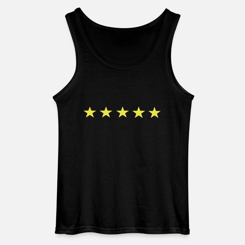 Sterne - Gildan Männer Tank Top - Schwarz