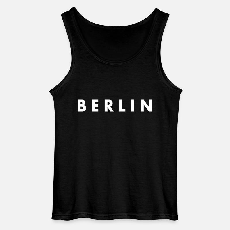 Berlin - Gildan Männer Tank Top - Schwarz