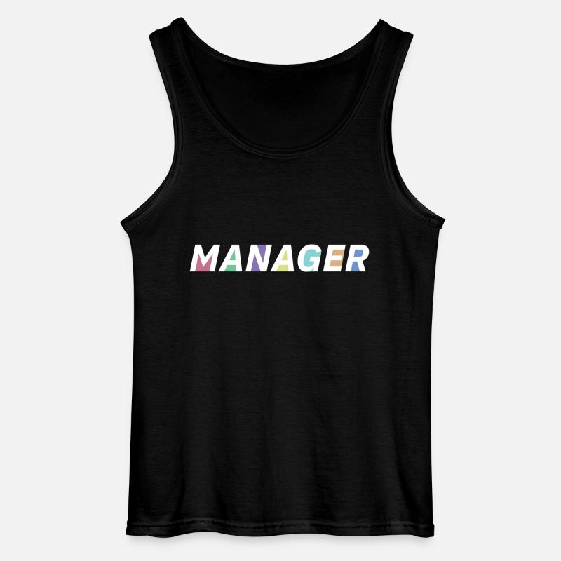 Der Manager - Gildan Männer Tank Top - Schwarz