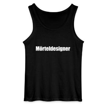 T-Shirts Sayings - Concepteur de mortier | Proverbes Chemises - Débardeur Gildan Homme - noir - Devant - AI Model Male 185 dark (185cm)