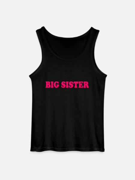 Big sister - Gildan Men’s Tank Top - black
