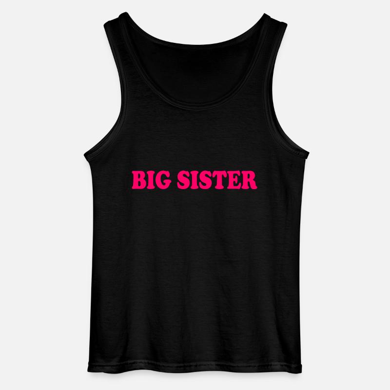 Big sister - Gildan Männer Tank Top - Schwarz