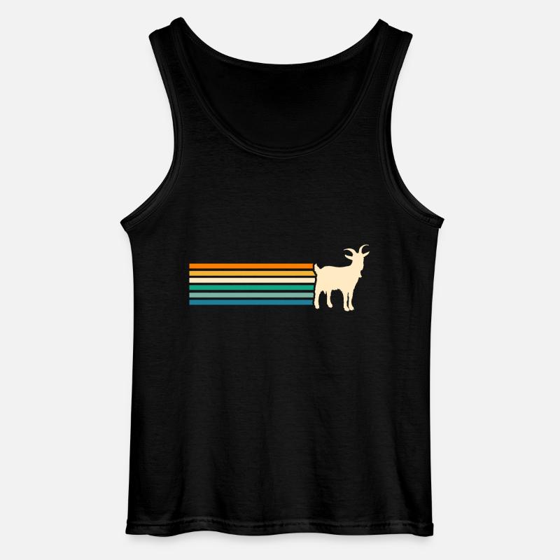 Ziegen - Gildan Männer Tank Top - Schwarz
