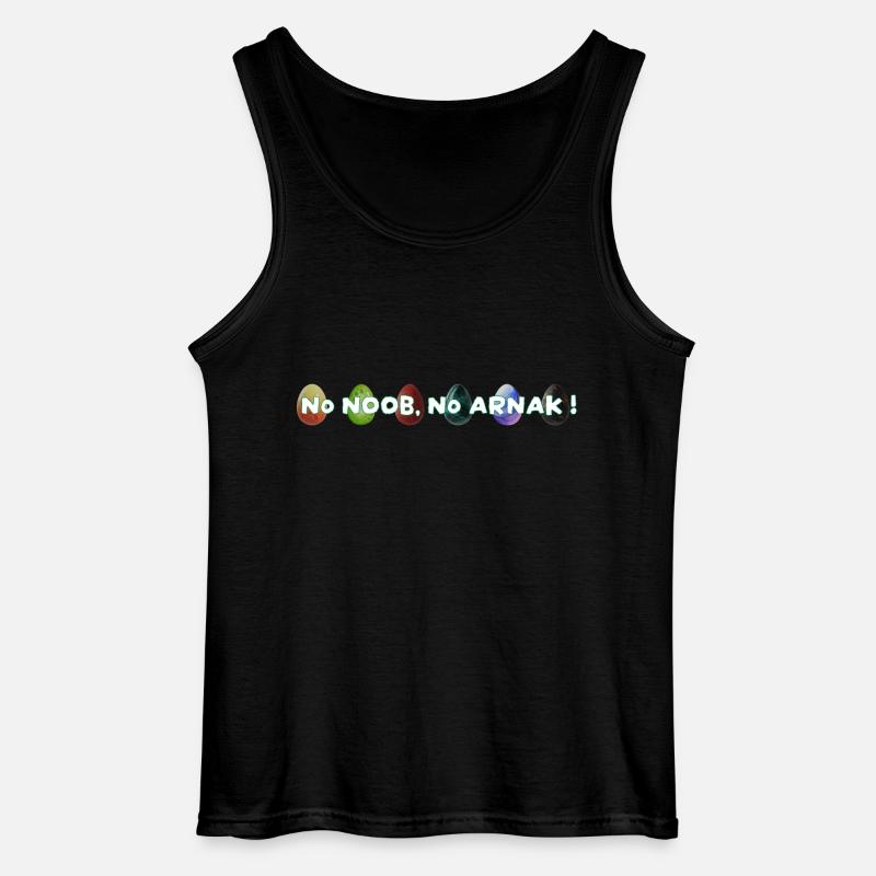 No Noob no arnak! - Gildan Männer Tank Top - Schwarz
