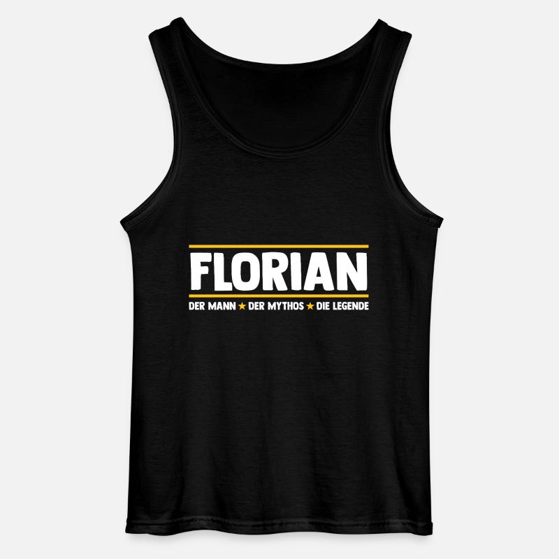 Florian - Gildan Men’s Tank Top - black