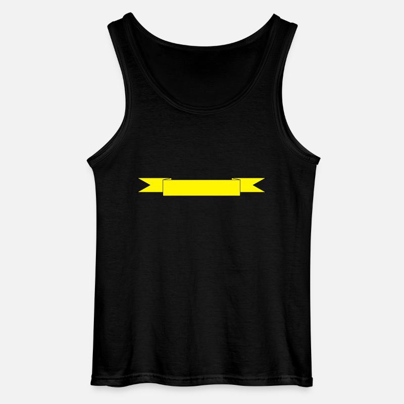 Spruchband - Gildan Männer Tank Top - Schwarz