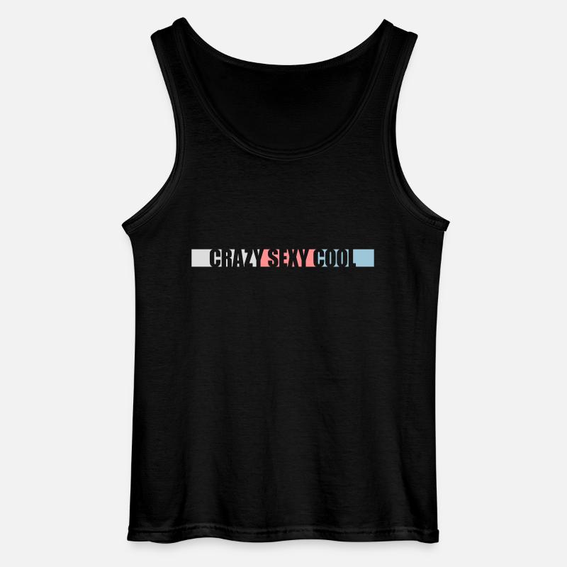 crazy sexy cool design - Gildan Men’s Tank Top - black