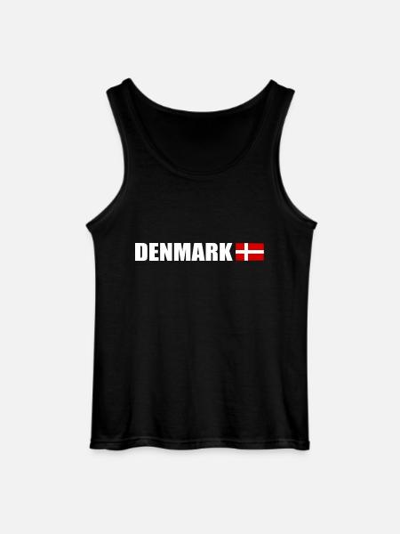 Denmark - Gildan Men’s Tank Top - black