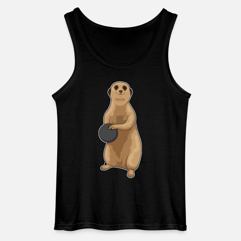 Erdmännchen Bowling Bowlingkugel - Gildan Männer Tank Top - Schwarz