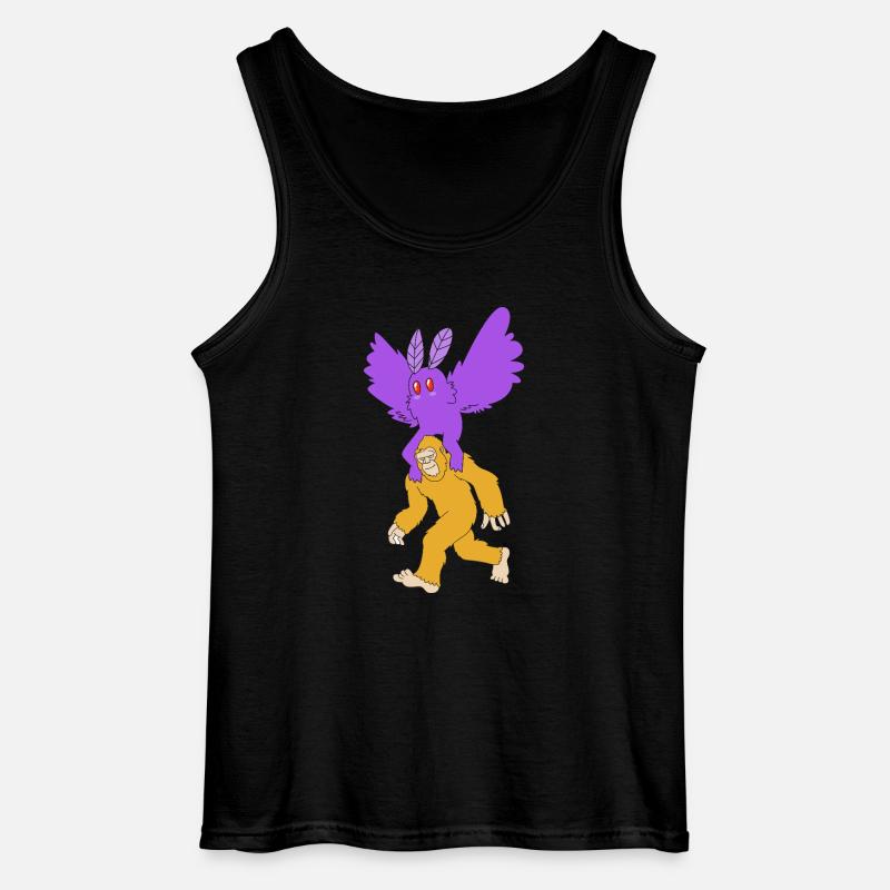 Mottenmann - Gildan Männer Tank Top - Schwarz