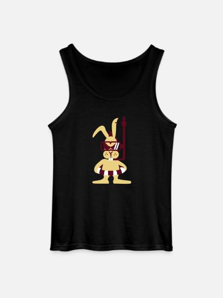 Diver bunny (3c) - Gildan Men’s Tank Top - black