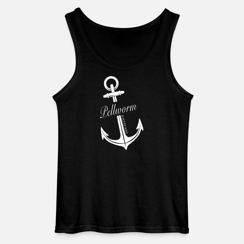 Pellworm - Gildan Männer Tank Top - Schwarz