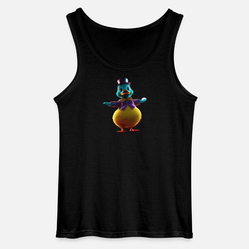 Zauber Ente - Gildan Männer Tank Top - Schwarz