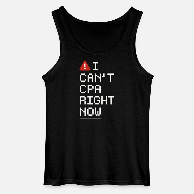 Buchhaltungsstudent Cpa Im Training Excel -witze - Gildan Männer Tank Top - Schwarz