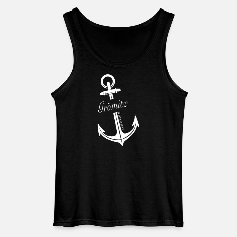 Grömitz - Gildan Männer Tank Top - Schwarz