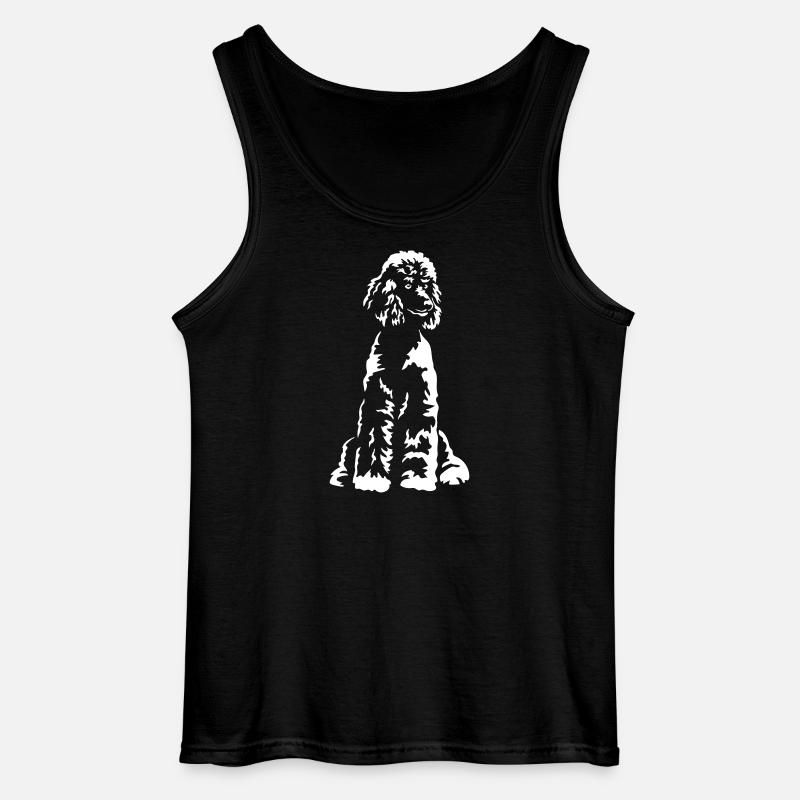 Pudel "Black Edition" - Gildan Männer Tank Top - Schwarz