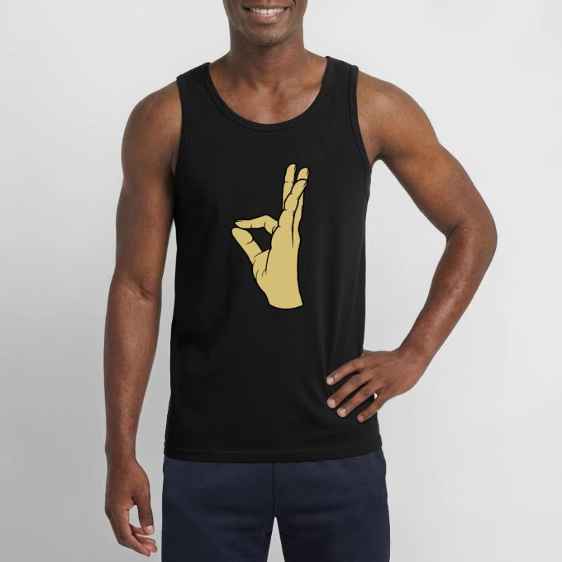 Perfekt meget velsmagende håndbevægelse Gildan tanktop til mænd