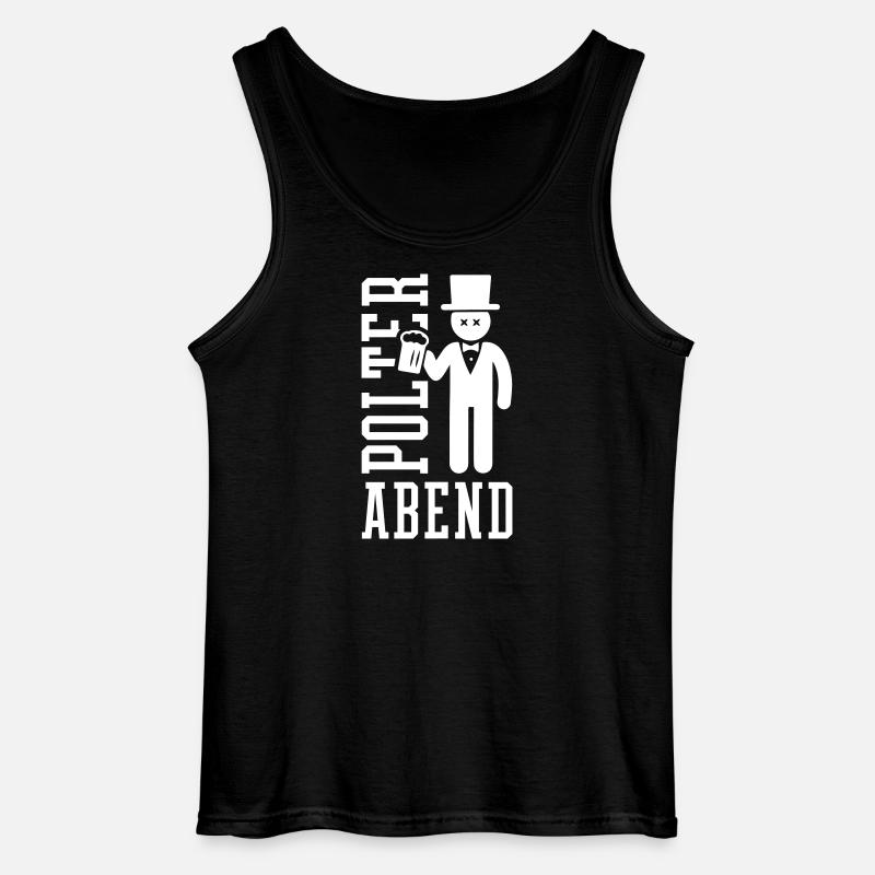 Polterabend Bräutigam - Gildan Männer Tank Top - Schwarz