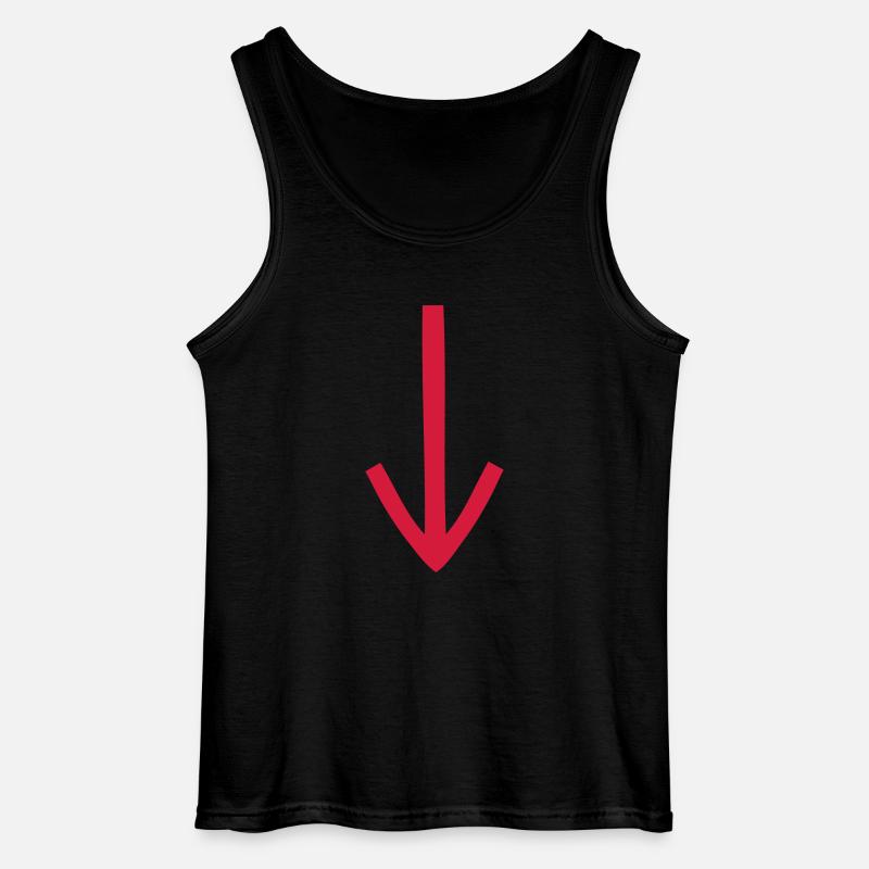 Pfeil - Gildan Männer Tank Top - Schwarz