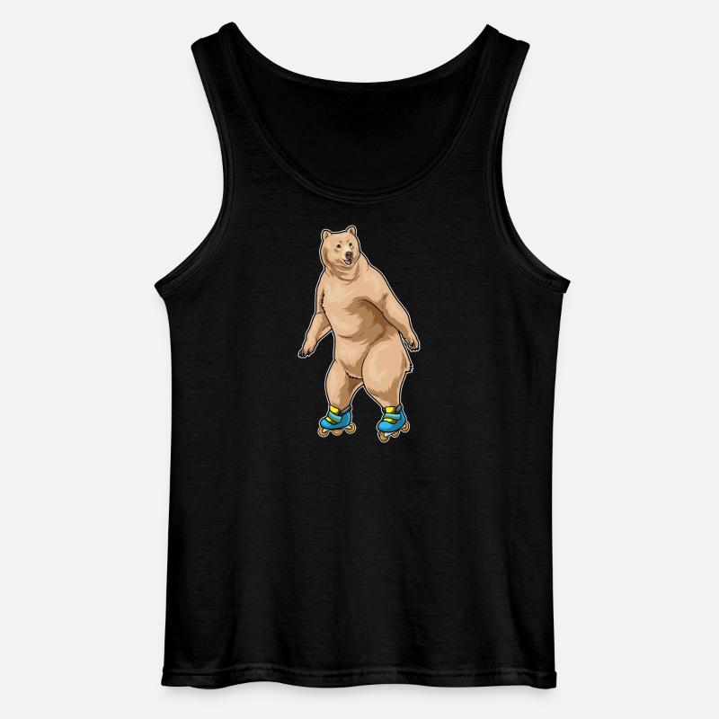 Bär Inline skating Inline skates - Gildan Men’s Tank Top - black