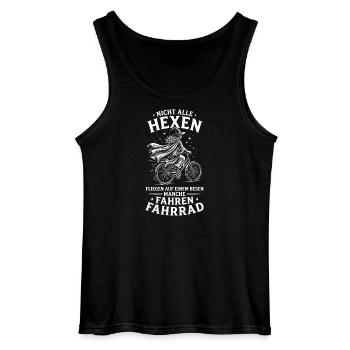 Nicht alle hexen fliegen auf einem Besen Manche - Gildan Männer Tank Top - Schwarz - Vorne - AI Model Male 185 dark (185cm)