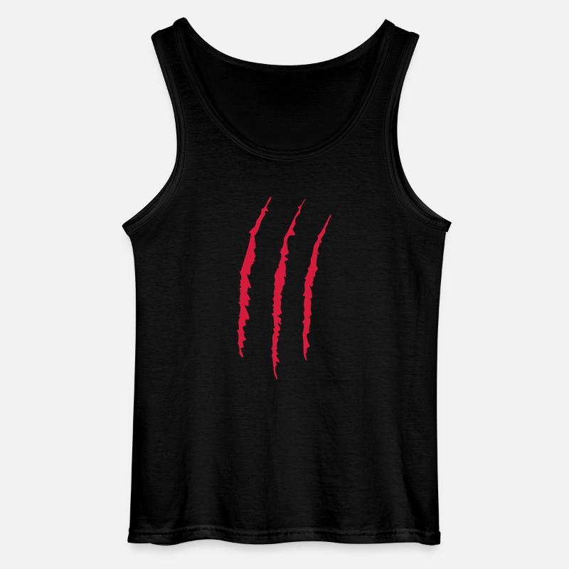 Kratzer - Gildan Männer Tank Top - Schwarz