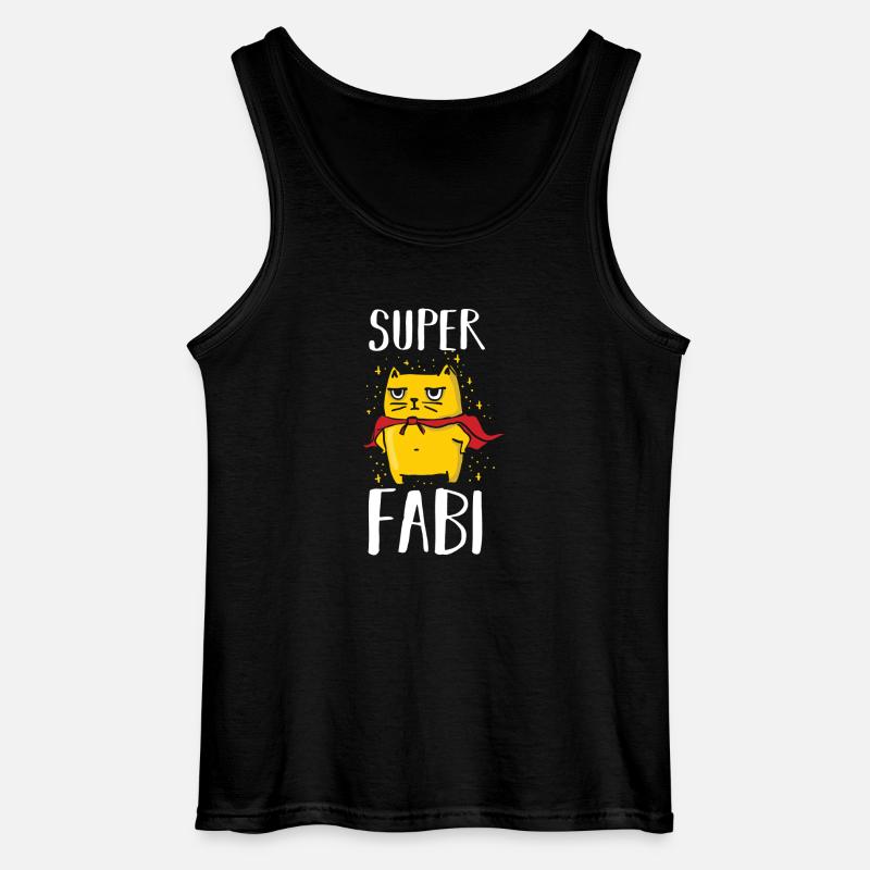 Fabian - Gildan Männer Tank Top - Schwarz