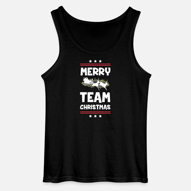 Frohe Weihnachten - Gildan Männer Tank Top - Schwarz