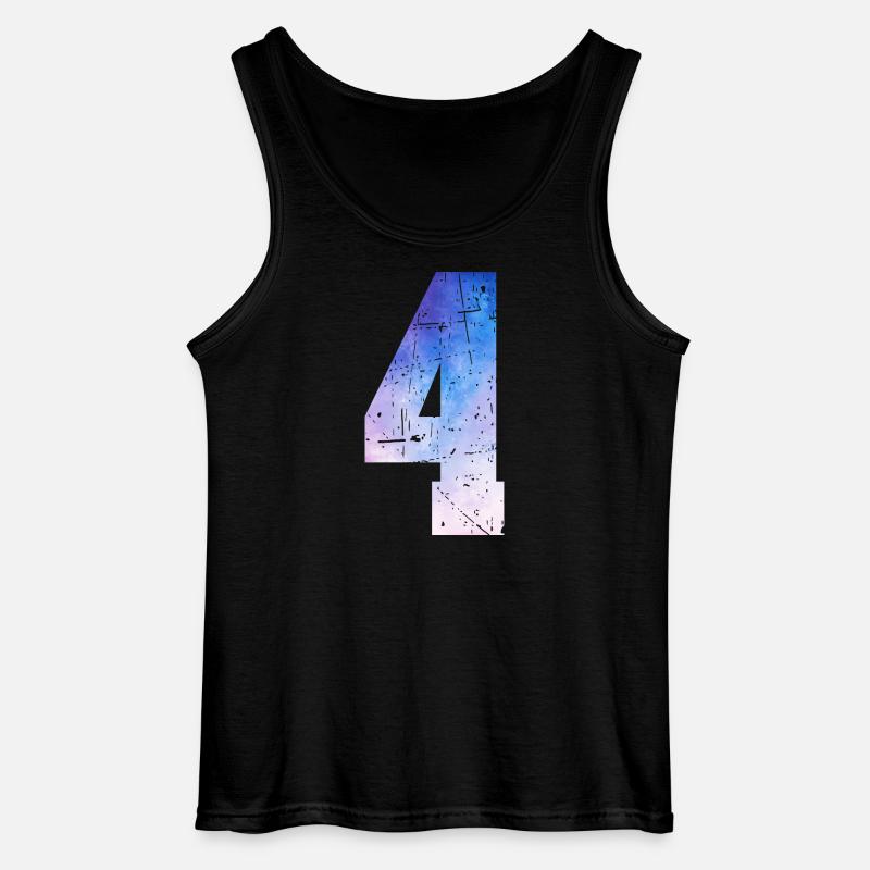 Ausgabe 4 – 4-jähriges Jubiläumsgeschenk - Gildan Männer Tank Top - Schwarz
