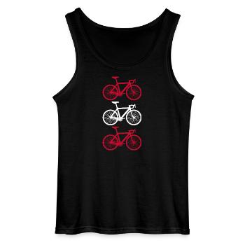 Cycling Austria - Débardeur Gildan Homme - noir - Devant - AI Model Male 185 dark (185cm)