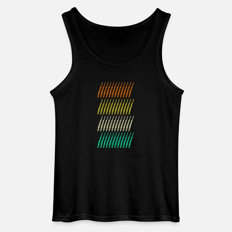 Flötist Querflöte - Gildan Männer Tank Top - Schwarz