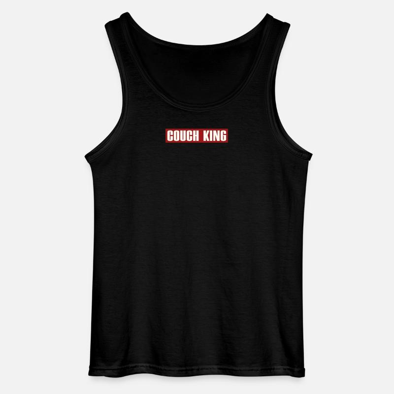 COUCH KING - Gildan Männer Tank Top - Schwarz