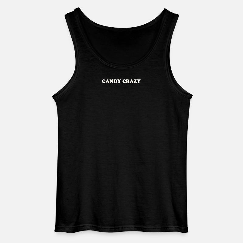 CANDY CRAZY - Gildan Männer Tank Top - Schwarz