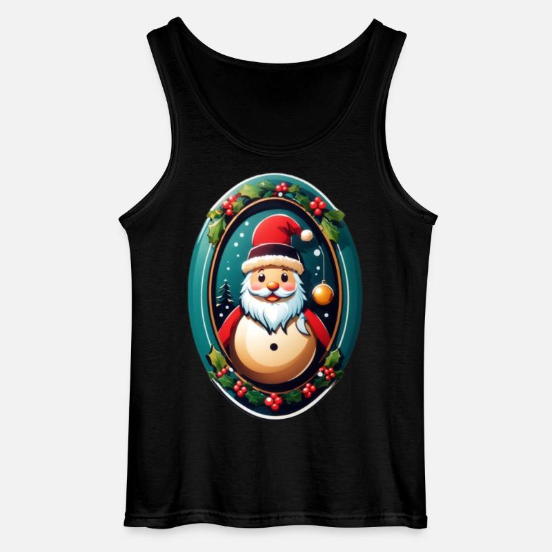 Weihnachtsmann - Gildan Männer Tank Top - Schwarz