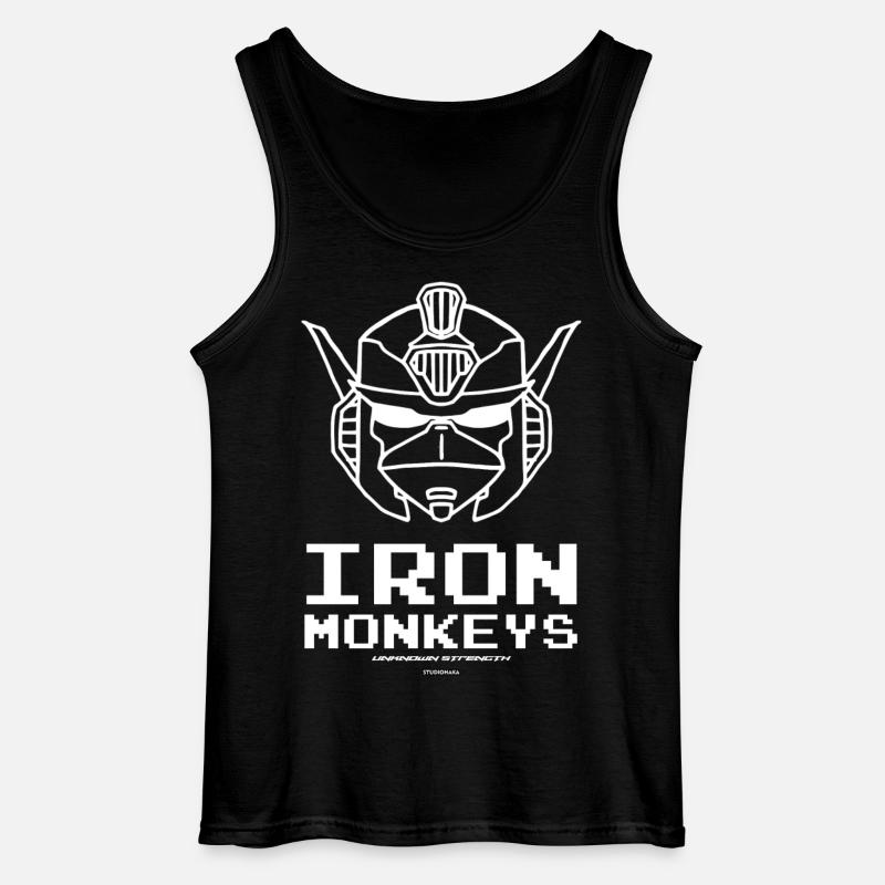 IRON MONKEYS ROBO MONKEY - Gildan Männer Tank Top - Schwarz