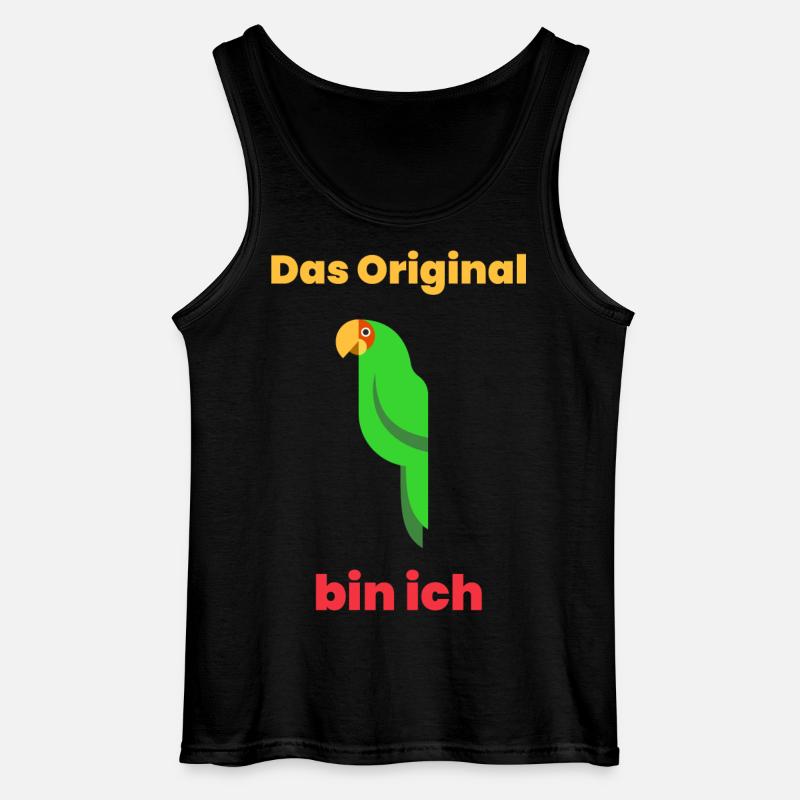 Das Original bin ich - Gildan Männer Tank Top - Schwarz