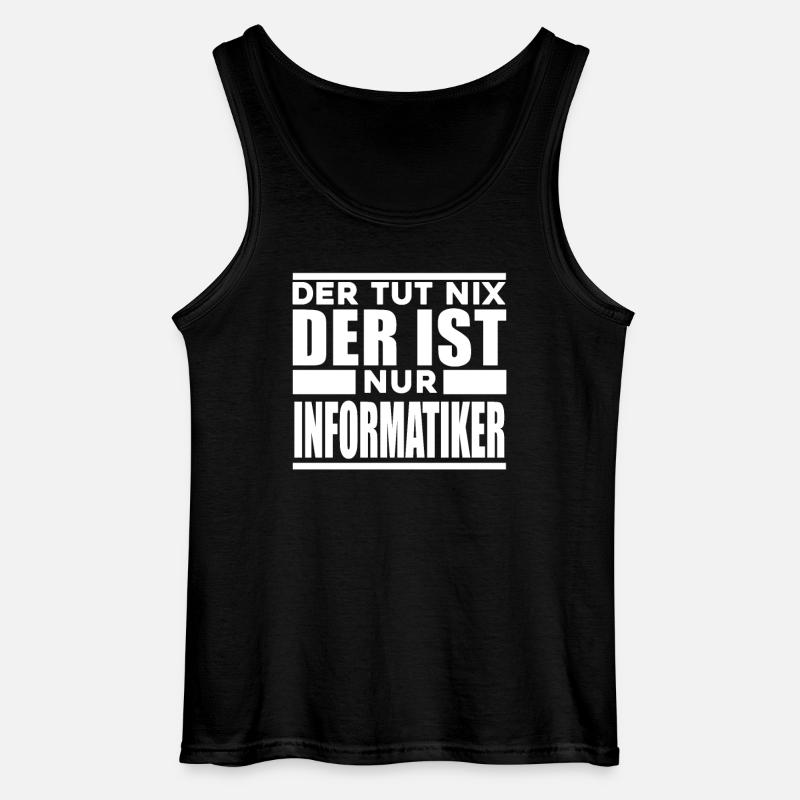 Informatiker - Gildan Männer Tank Top - Schwarz
