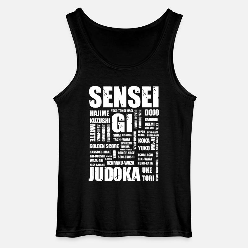Judo - Gildan Männer Tank Top - Schwarz
