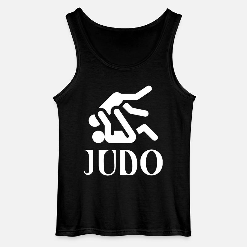 Judo - Gildan Männer Tank Top - Schwarz