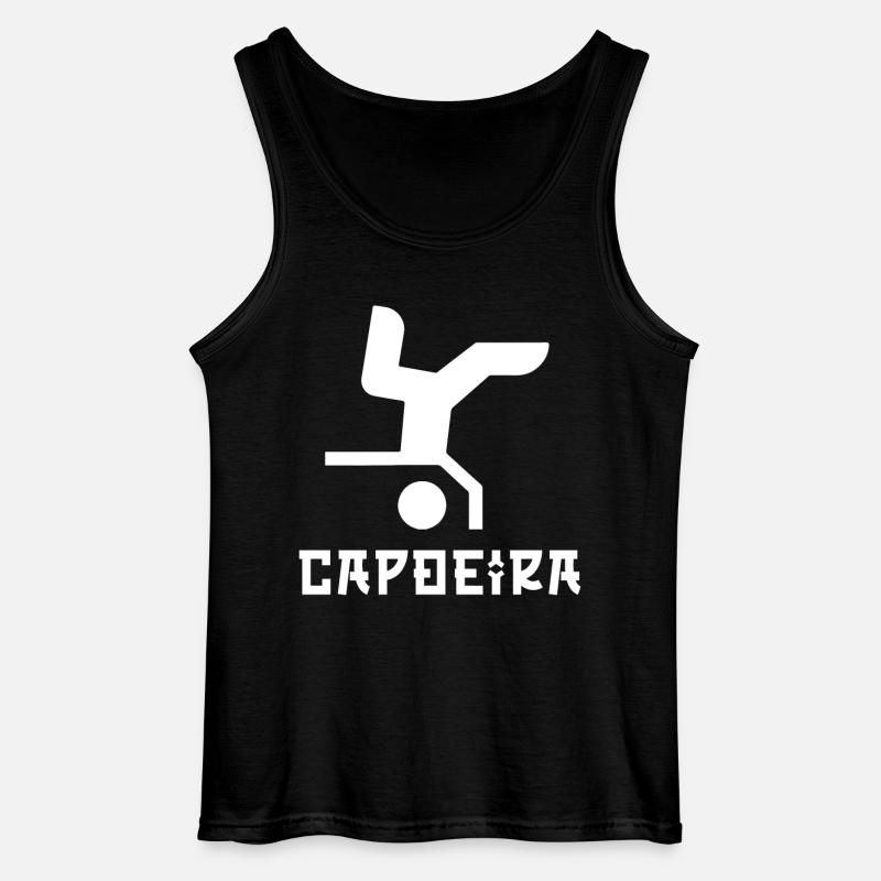 Capoeira - Gildan Männer Tank Top - Schwarz
