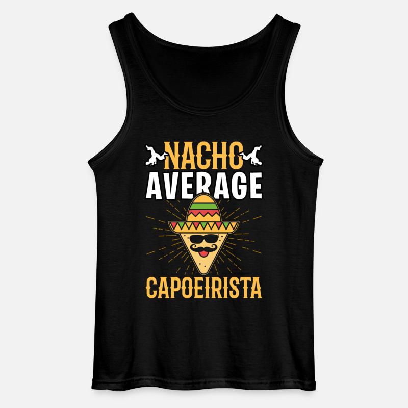 Nacho Average Capoeirista - Gildan Männer Tank Top - Schwarz