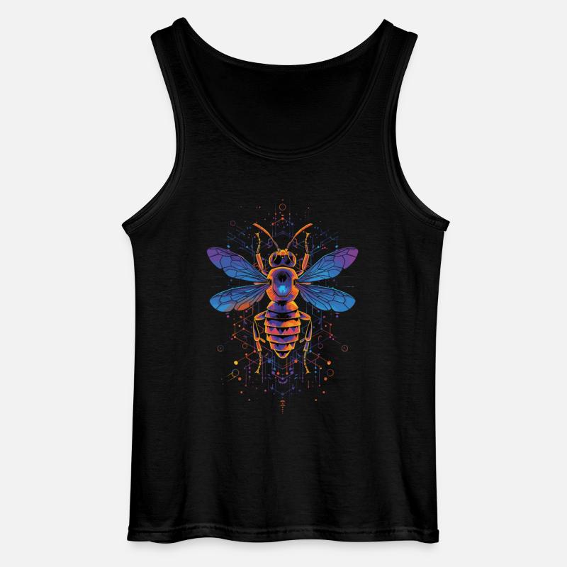 Biene - Gildan Männer Tank Top - Schwarz