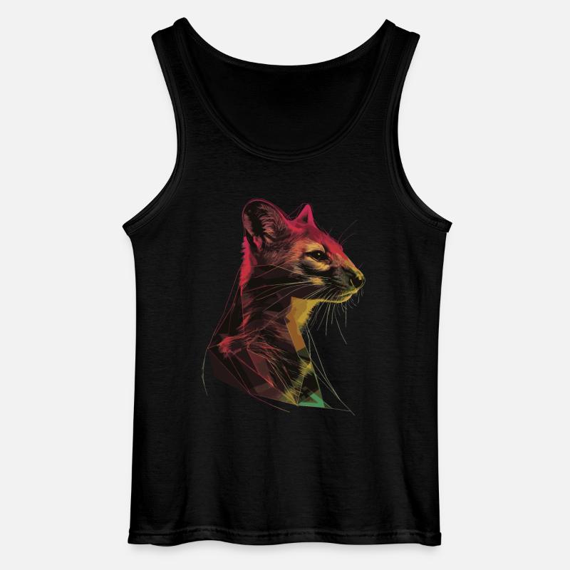 Hermelin - Gildan Männer Tank Top - Schwarz