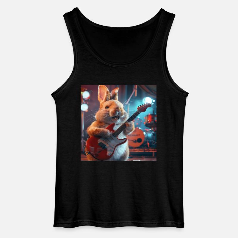 Rabbit - Gildan Men’s Tank Top - black