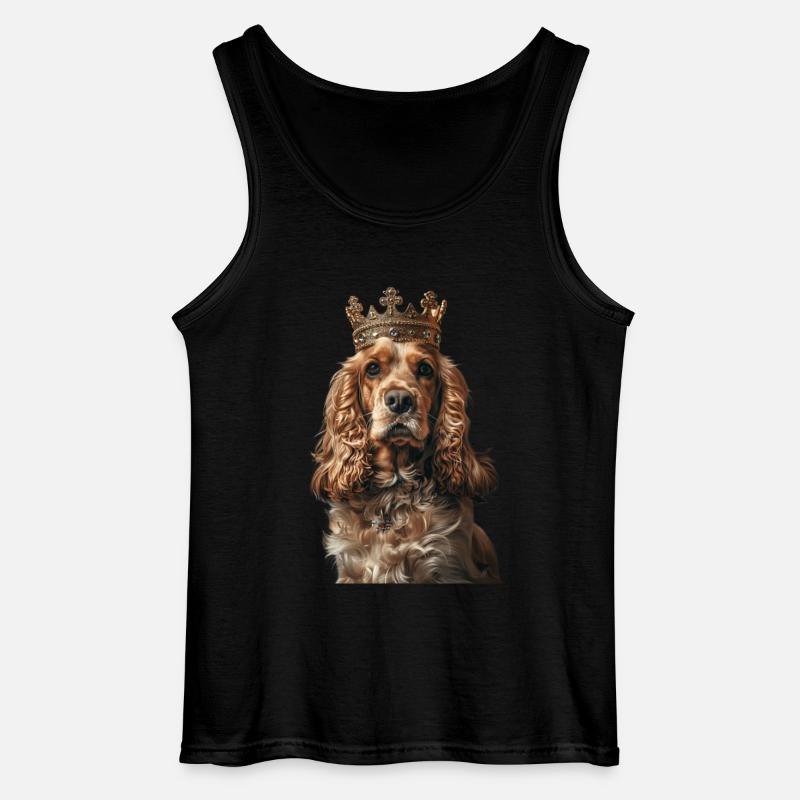 Cocker Spaniel - Gildan Männer Tank Top - Schwarz