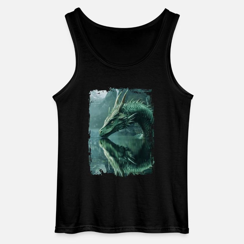 Drachen - Gildan Männer Tank Top - Schwarz