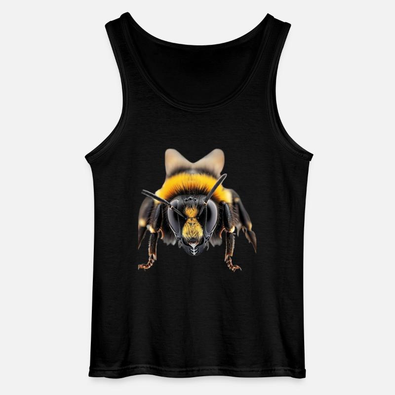 Biene - Gildan Männer Tank Top - Schwarz